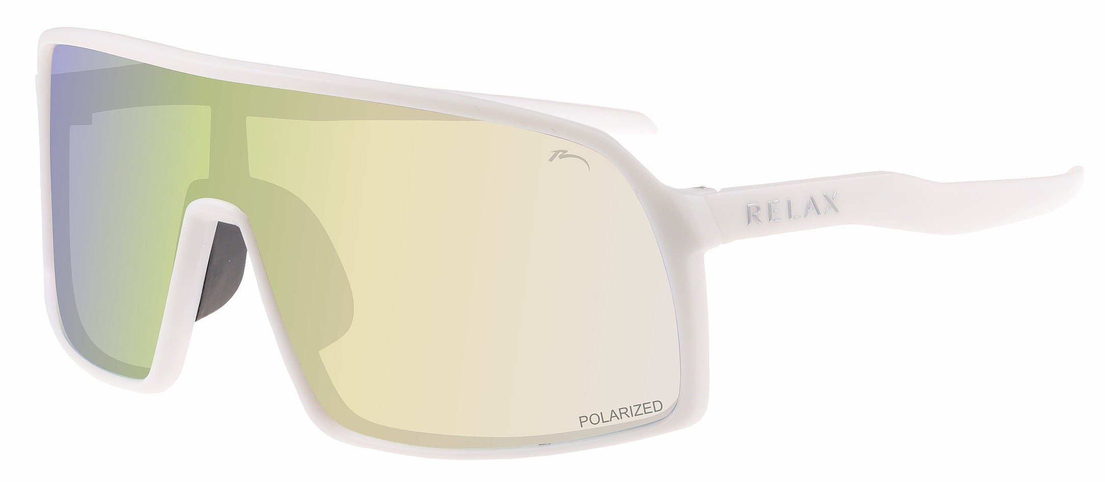 glasses Relax Prati - R5417F/Matte White/Brown Bronz/Polarized
