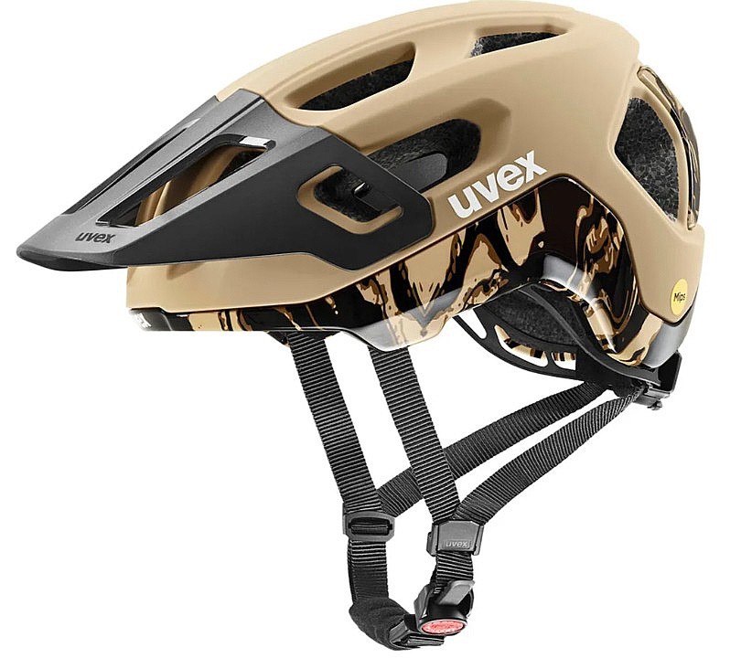 capacete Uvex React Mips - Desert/Black Matt