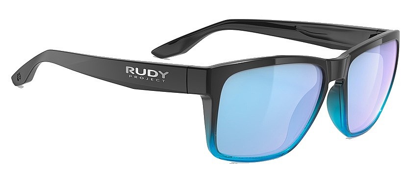 okulary Rudy Project Spinhawk Edge - Black Fade Crystal Azur Gloss/Multilaser Ice