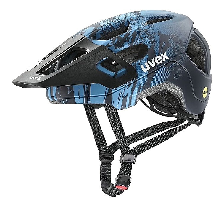 capacete Uvex React Jr. Mips - Azure/Deep Space Matt - unisex junior