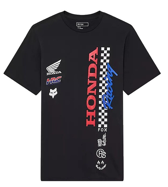 póló Fox Honda - Black - men´s