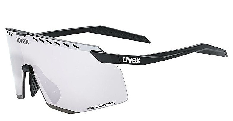 okuliare Uvex Pace Stage CV - Black Matt/Mirror Silver Cat.3