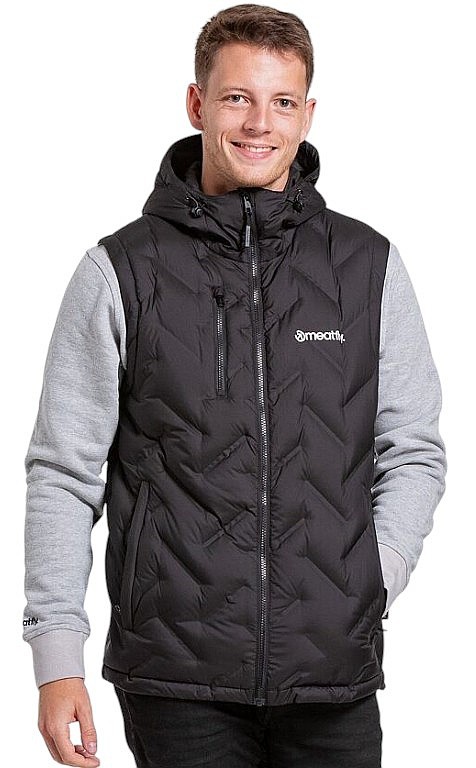 Weste Meatfly Larry - Black - men´s