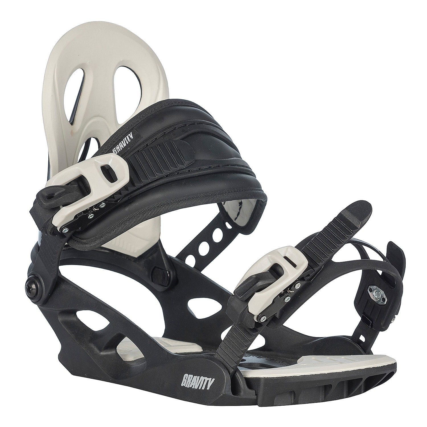 fixations de snowboard Gravity G1 JR - Black/White - unisex junior