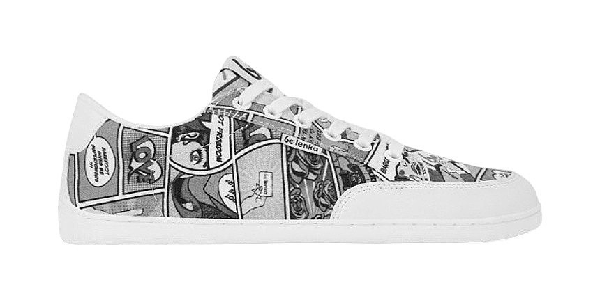 skor Be Lenka Rebound - Comics Black/White