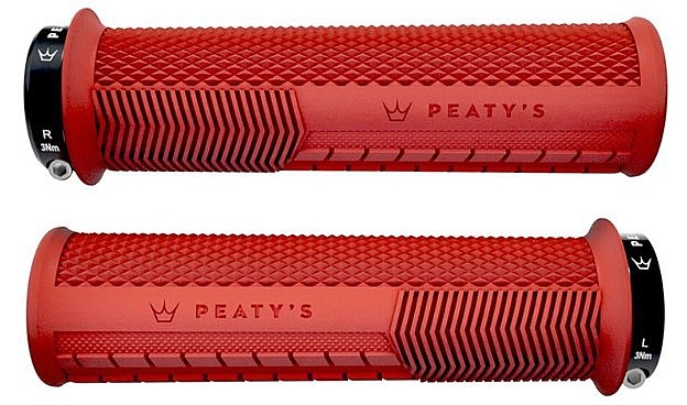 handvatten Peaty's Monarch Knurl Thick - Red