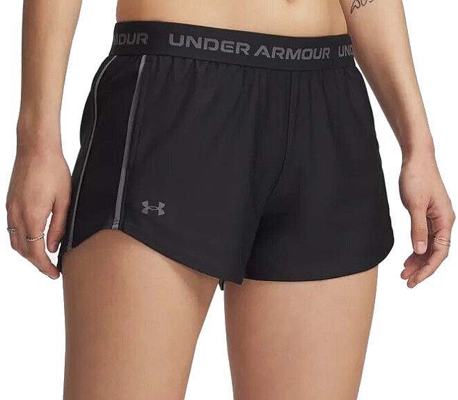 шорты Under Armour Tech Play Up - Black/Castlerock - women´s