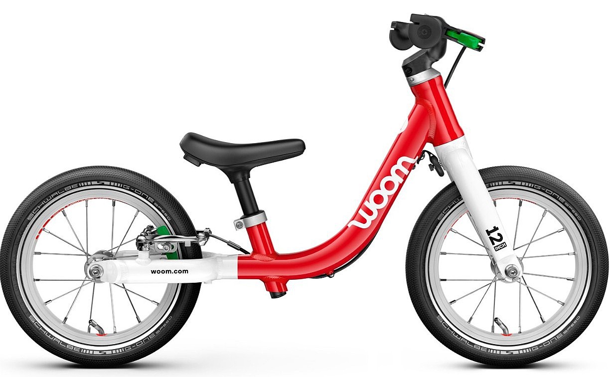 odrážadlo Woom 1 Classic Go 12" - Red