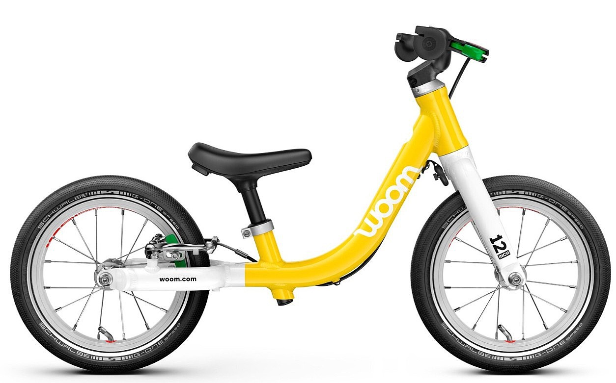 odrážadlo Woom 1 Classic Go 12" - Vibrant Yellow