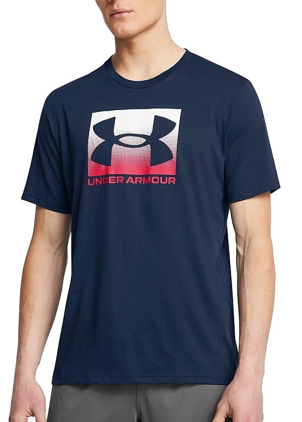 T-shirt Under Armour Boxed Sports Updated - Academy/Red - men´s