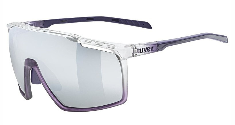 okuliare Uvex MTN Perform - Clear/Met Purple/Mirror Silver