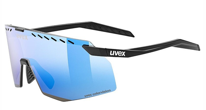 okuliare Uvex Pace Stage CV - Black Matt/Mirror Blue