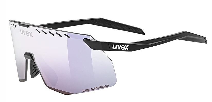 okulary Uvex Pace Stage S CV - Black Matt/Mirror Pink