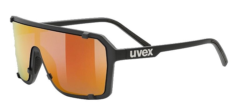 okulary Uvex ESNTL Epic - Black Matt/Mirror Red