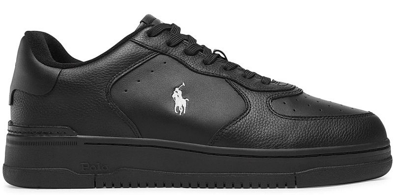 chaussures Polo Ralph Lauren Masters Court - Black/Black/White - men´s