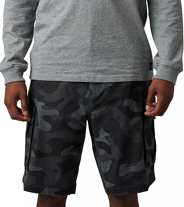 short Fox Slambozo Camo - Black Camouflage - men´s