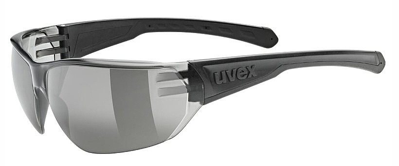 des lunettes Uvex Equate - Black Matt/Smoke