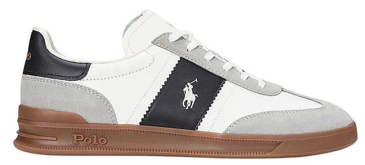 topánky Polo Ralph Lauren Heritage Area PP - White/Black/Grey