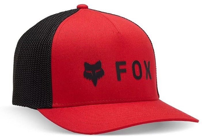 gorra con visera Fox Absolute Flexfit Trucker - Flame Red - men´s