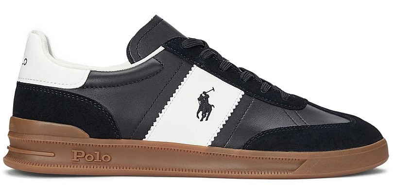 topánky Polo Ralph Lauren Heritage Area PP - Black/White