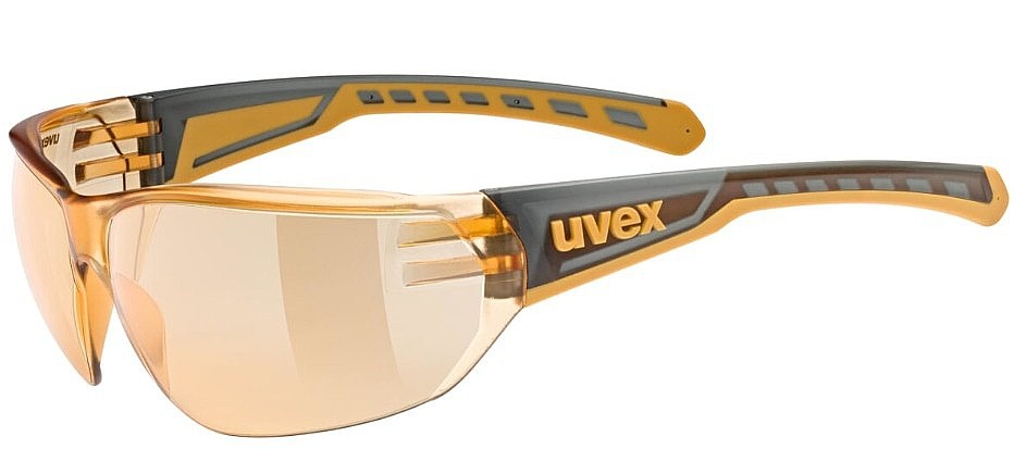 des lunettes Uvex Equate - Smoke/Orange/Orange
