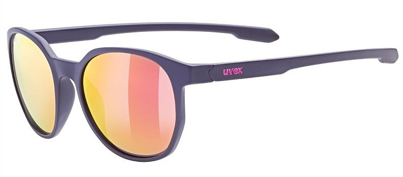 okulary Uvex LGL 54 - Blue Matt/Mirror Purple