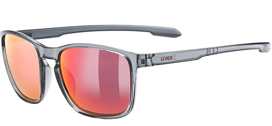 Brille Uvex LGL 52 - Smoke/Mirror Red