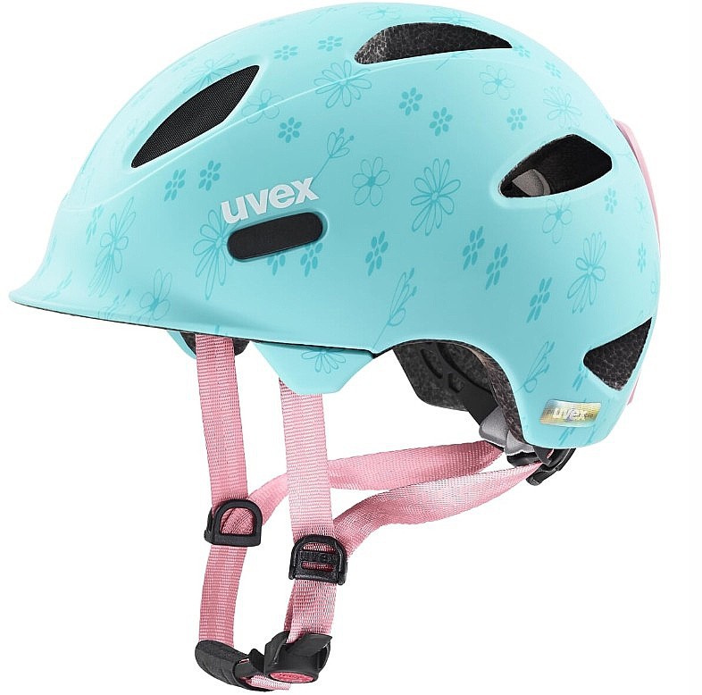 шлем Uvex Oyo Style - Flowers Cyan Matt - kid´s