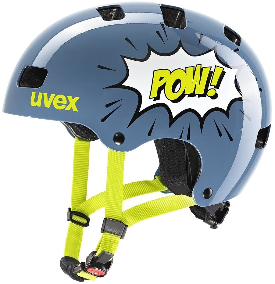 casque Uvex Kid 3 - Stone Blue Pow - unisex junior