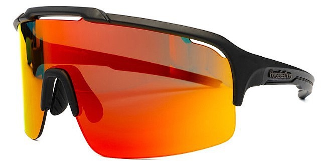 okulary Horsefeathers Recoil - Matt Black/Mirror Red