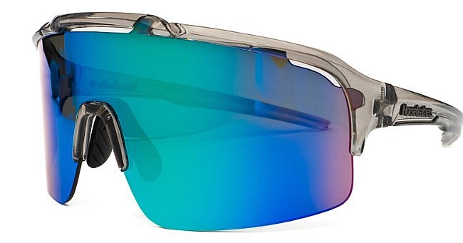 Brille Horsefeathers Recoil - Transparent Gray/Mirror Green