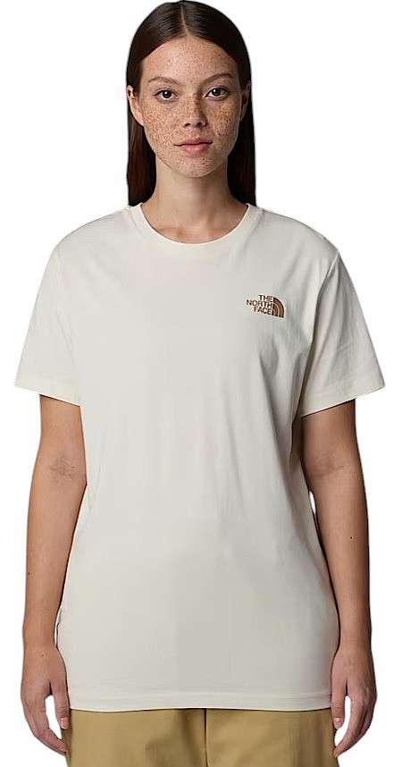 T-shirt The North Face Box Nse Relaxed - White Dune/Latte - women´s