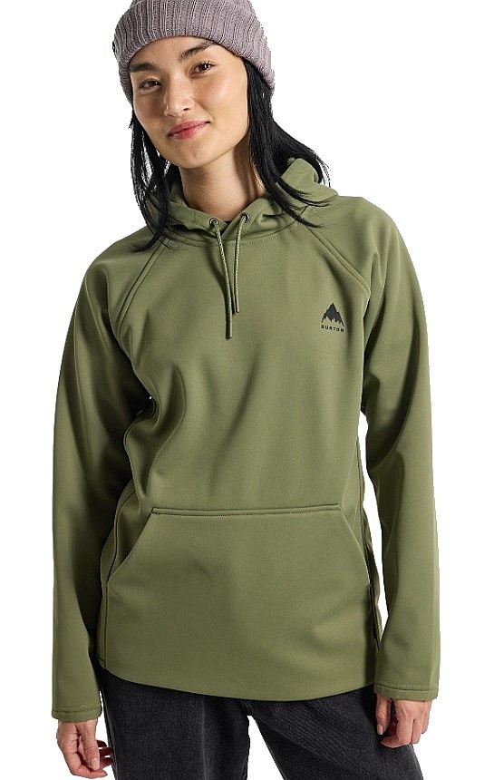mikina Burton Crown Weatherproof Pullover - Forest Moss - women´s