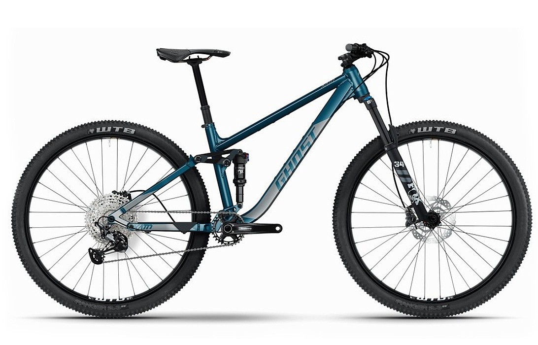 велосипед Ghost Kato FS Pro 29" - Metallic Dirty Blue/Pearl Dark Grey