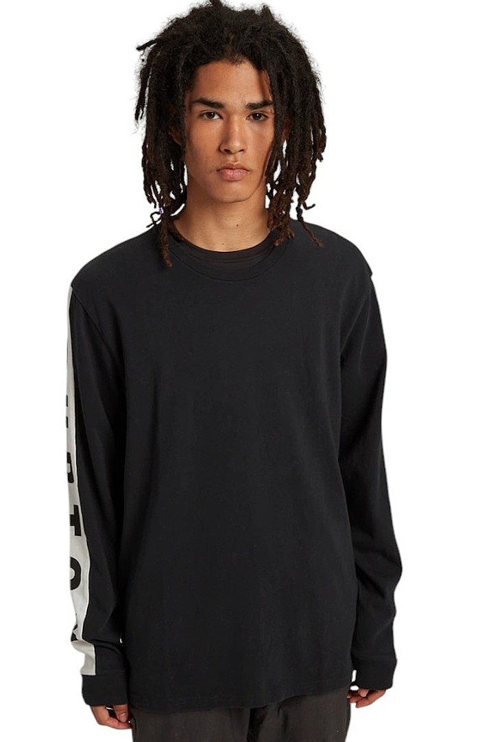 camisa Burton Lowball LS - True Black - men´s