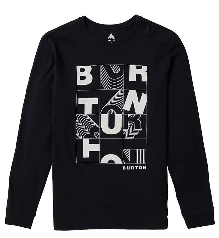T-Shirt Burton Airshot LS - True Black - men´s