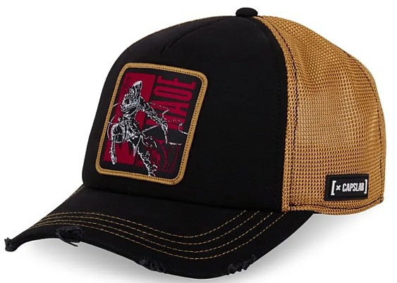 czapka z daszkiem Capslab Assassin's Creed Shadows Trucker - Naoe/Black/Gold