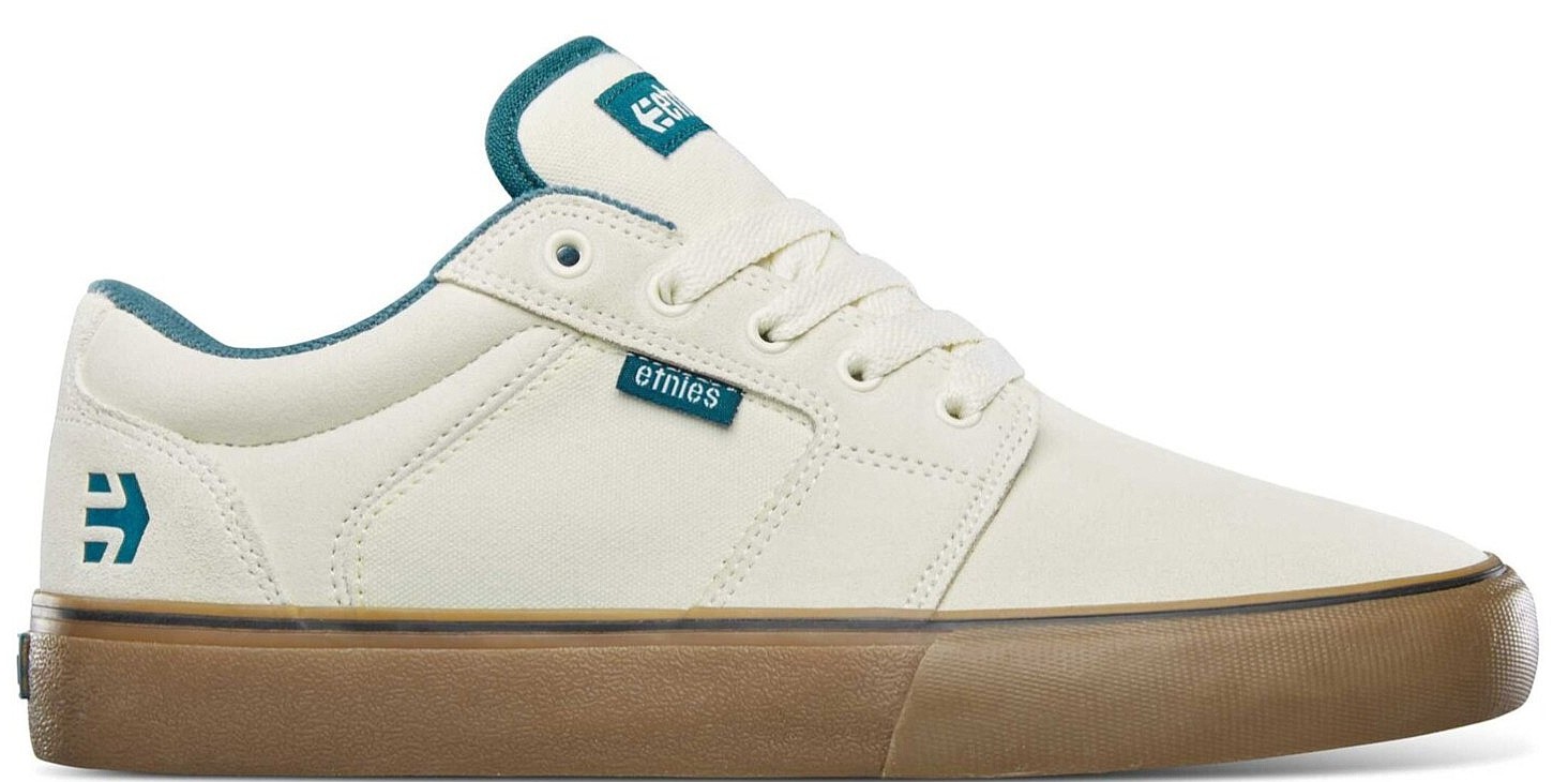 chaussures Etnies Barge LS - White/Green/Gum - men´s