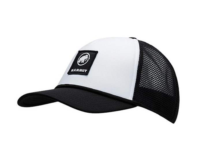 Kappe Mammut Crag Logo Trucker - White/Black