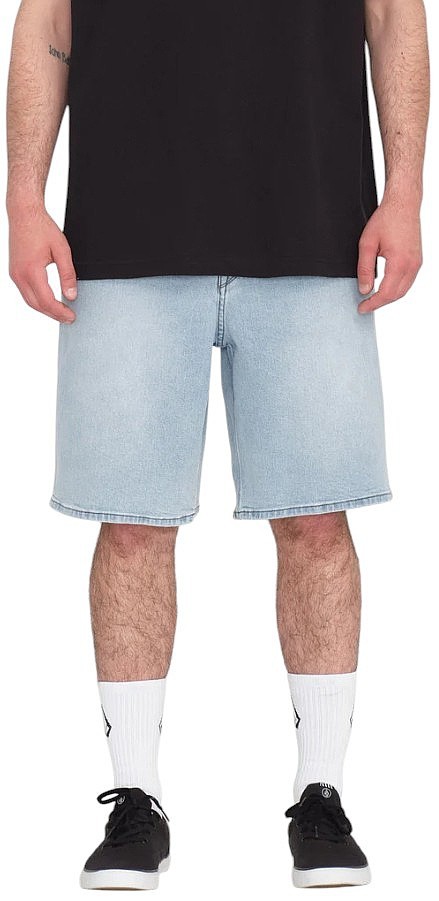 kraťasy Volcom Billow Denim - Desert Dirt Indigo - men´s