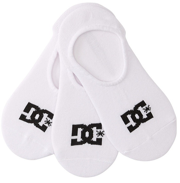 calcetines DC SPP DC Liner 3 Pack - WBB0/Snow White - men´s