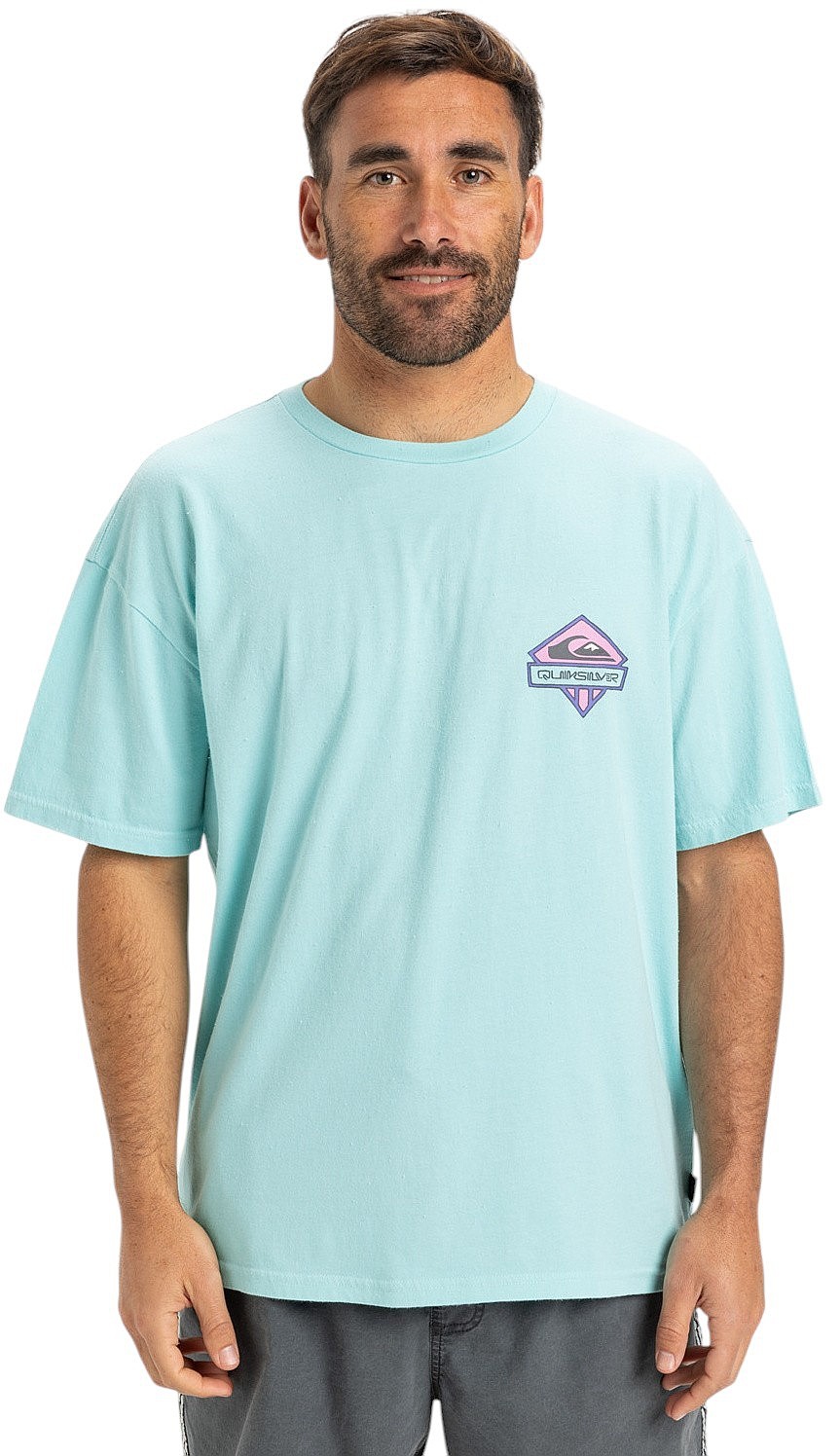 tričko Quiksilver GH Qs Crystal Jet - BGH0/Aqua Sky - men´s