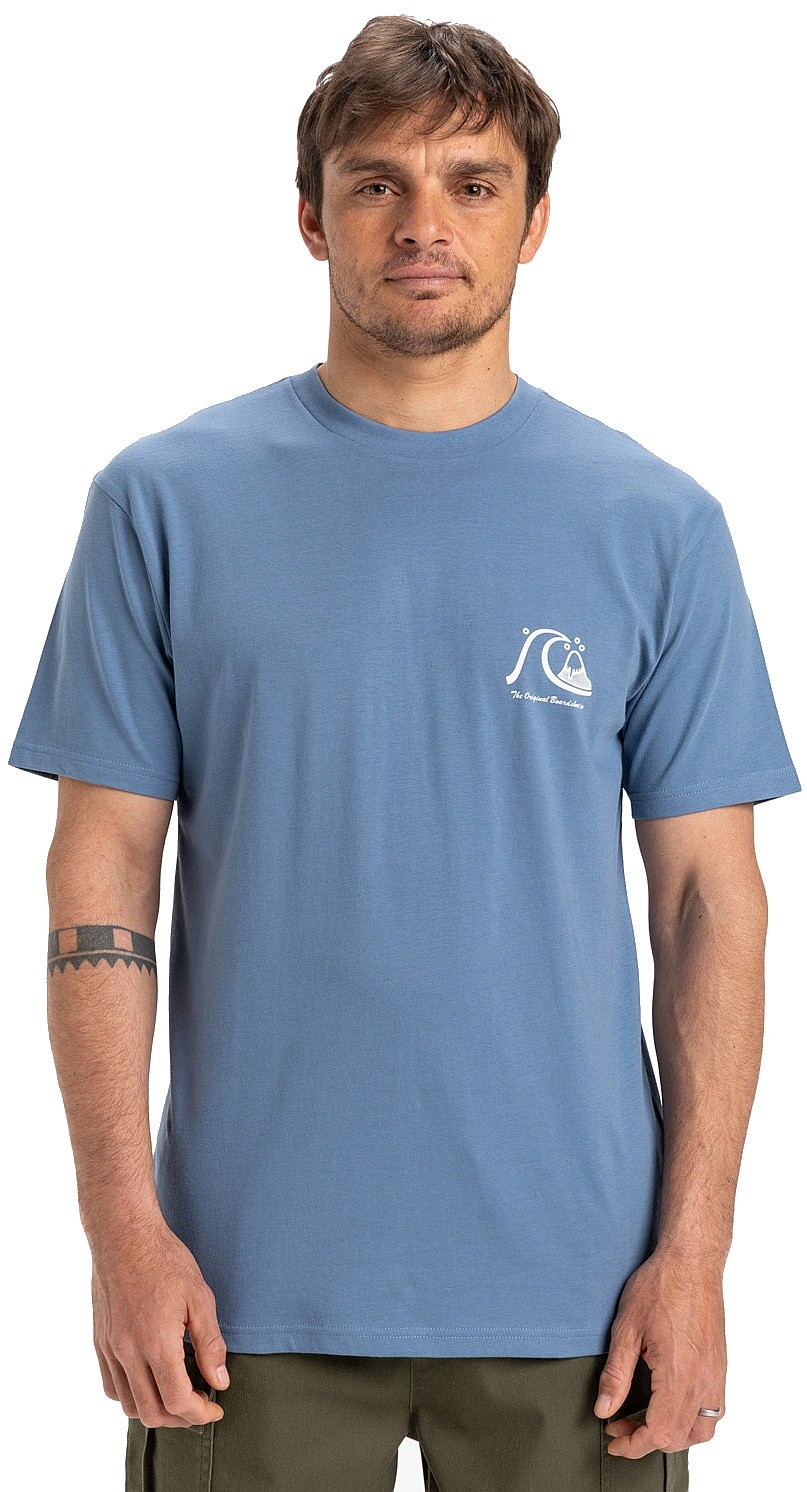 tričko Quiksilver Evo Original Bs - BLQ0/Coronet Blue - men´s