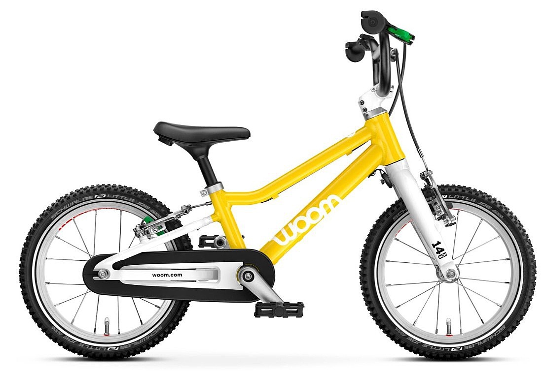 rower Woom 2 Go 14" - Vibrant Yellow