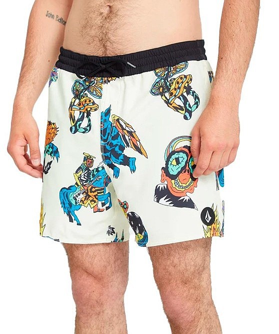 szorty kąpielowe Volcom Fa Bob Mollema Trunk 16 - Light Beige
