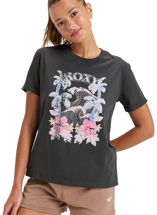 tričko Roxy Oceanregular Poster - KTA0/Phantom - women´s