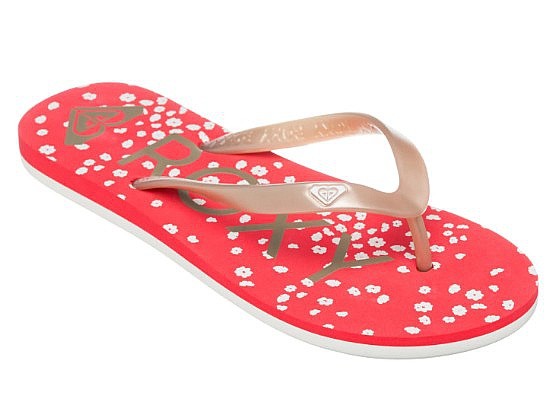 japonki Roxy Tahiti VII - RGL/Red/Gold