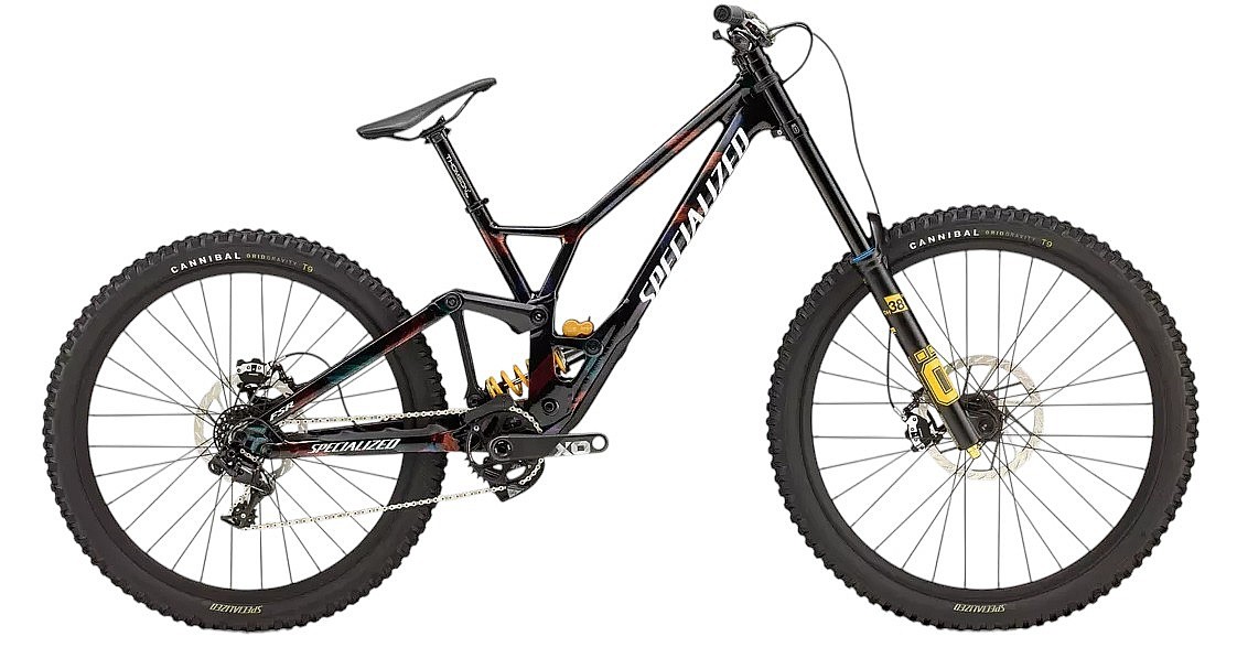kolo Specialized Demo Race 27.5"/29" TEST - Gloss Obsidian/Brushed/Chameleon Supernova