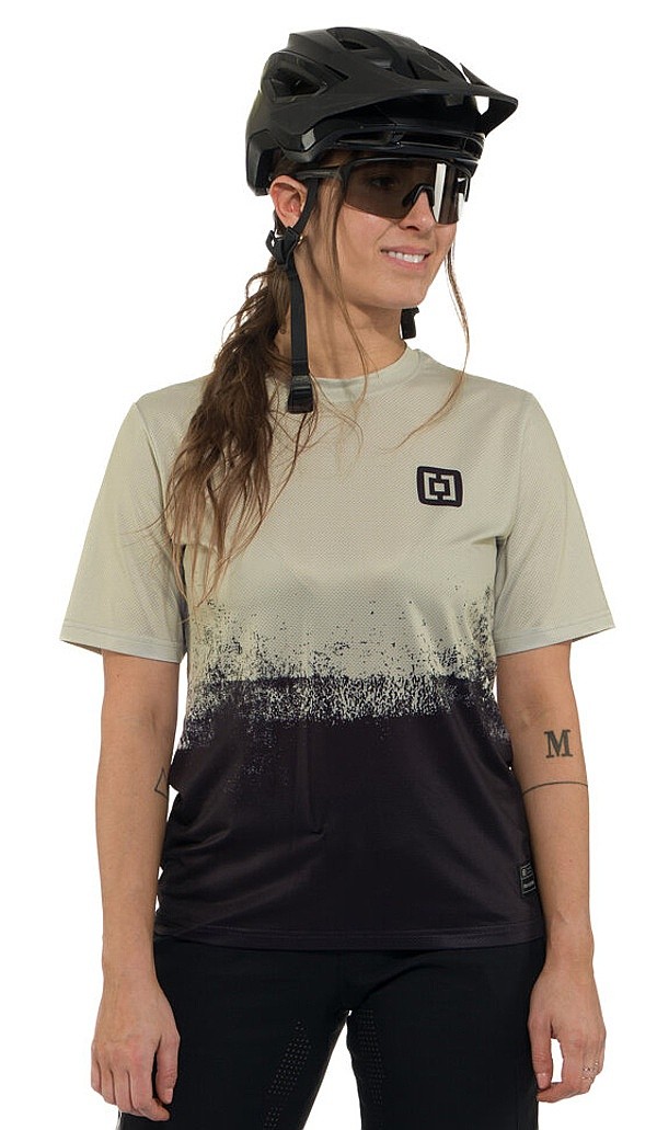 koszulka rowerowa Horsefeathers Quantum W - Silver Birch/Black