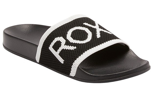 topánky Roxy Slippy Knit - BLK/Black - women´s